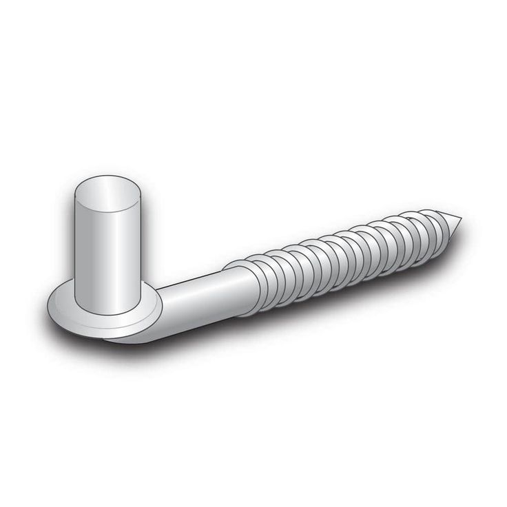 Everbilt 5/8 in. x 4-1/2 in. Chain Link Fence Lag Screw Hinge