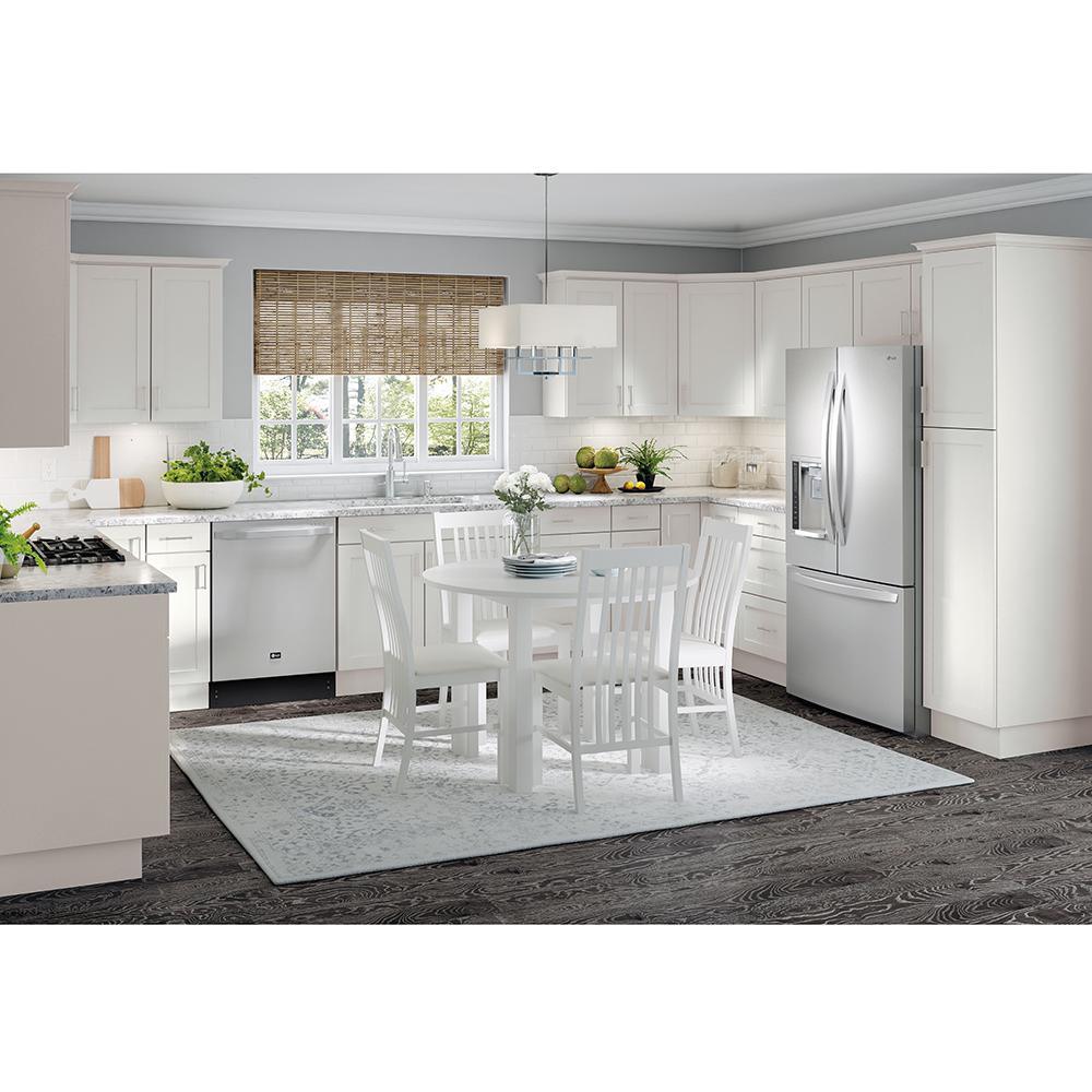Cambridge Shaker Assembled 30x42x12.5 in. Wall Cabinet with 2 Soft Close Doors in White - Super Arbor