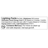 Philips 40-Watt Equivalent Spiral CFL Light Bulb Soft White (4-Pack)