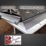 3 ft. L x 6 in. W No Drilling Snap & Lock Aluminum Gutter Guard with Stainless Steel Micro Mesh (25-Piece Equals 75 ft.)