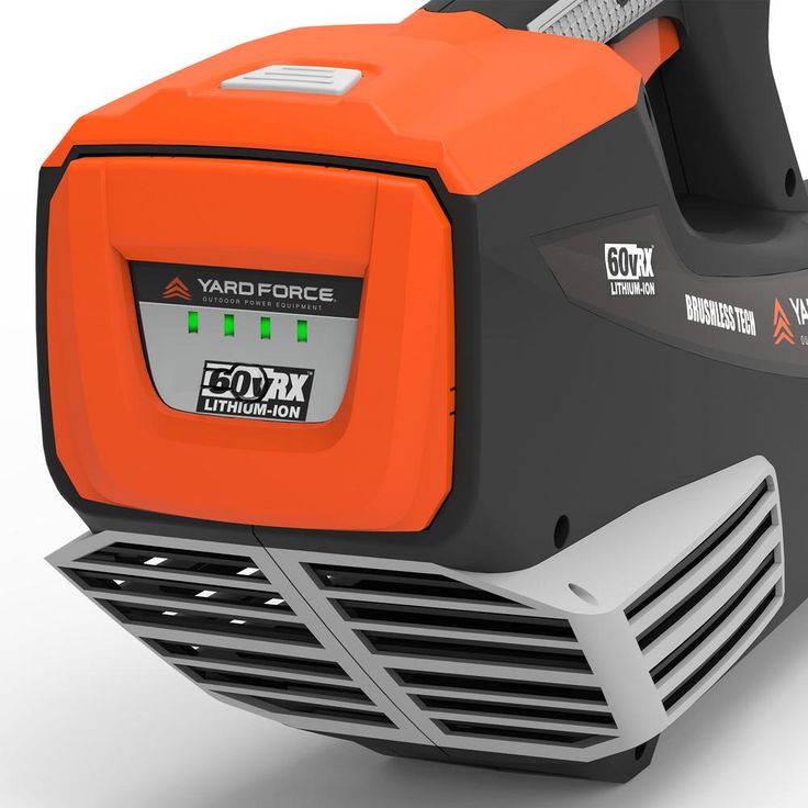 YARD FORCE 140 MPH 600 CFM 60-Volt Cordless Lithium-ion Blower with Battery and Fast Charger Included