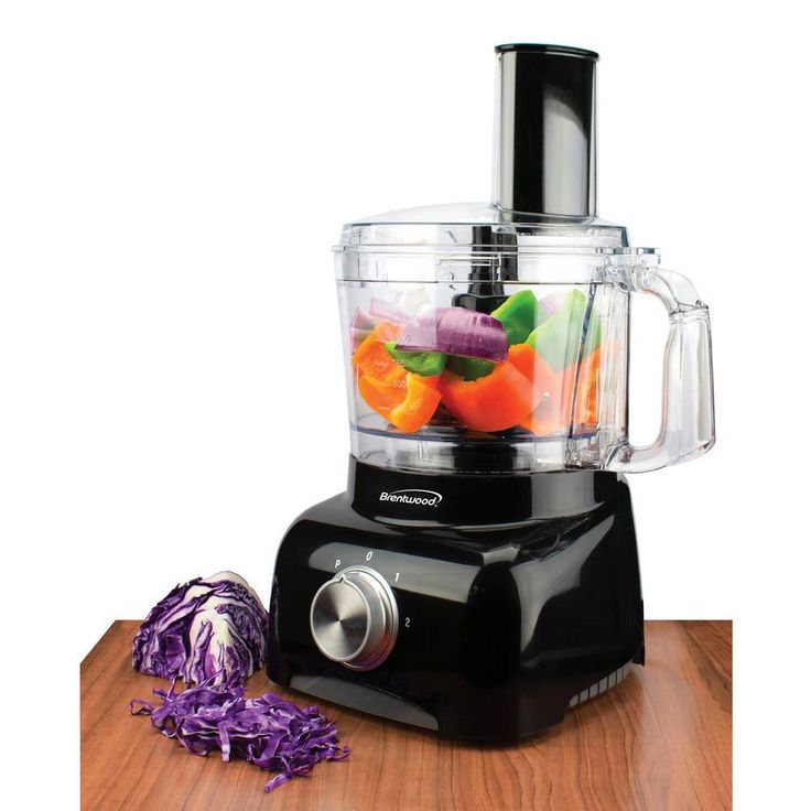 5-Cup Black Food Processor
