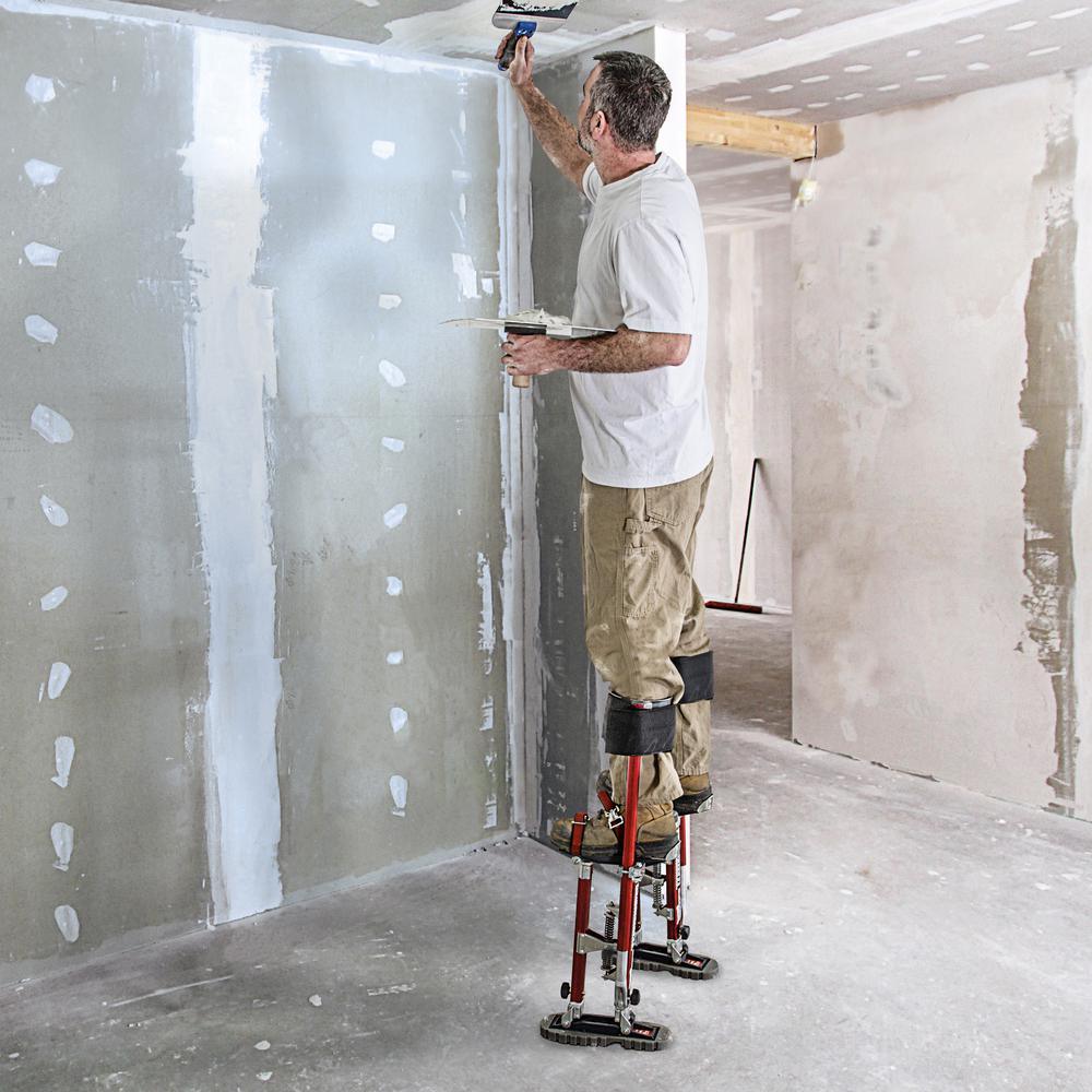 Buildman Grade 18 in. to 30 in. Adjustable Drywall Stilts - Super Arbor