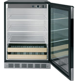 GE Profile 150-Can Capacity 5.3-cu ft Stainless Steel Freestanding/Built-In Beverage Center, Model PCR06BATSS