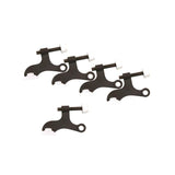 Oil Rubbed Bronze Hinge Pin Door Stop for Hollow Core Doors Value Pack (5 per Pack)
