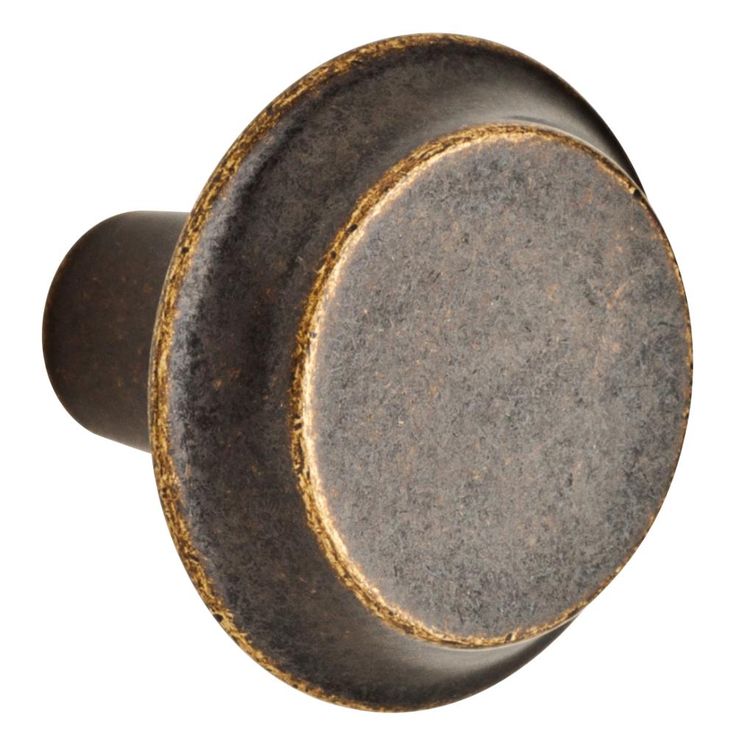 Mizuna 1-3/8 in. (35 mm) Warm Chestnut Round Cabinet Knob