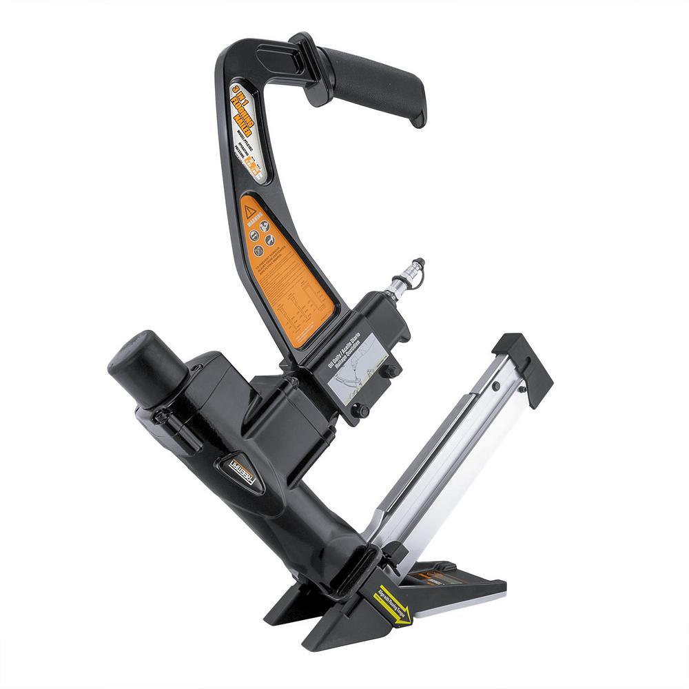 Pneumatic 3-in-1 15.5-Gauge Flooring Stapler and 16-Gauge 2 in. Flooring Nailer with Case - Super Arbor
