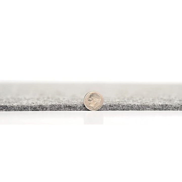 Foss Peel and Stick First Impressions Flat Sky Grey 24 in. x 24 in. Commercial Carpet Tile (15 Tiles/Case)