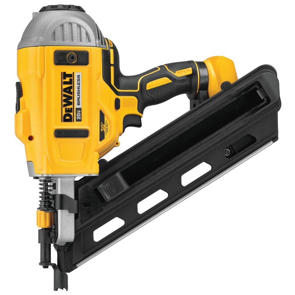20-Volt MAX Lithium-Ion Cordless Brushless 2-Speed 30¬∞ Paper Collated Framing Nailer with 4Ah Battery and Charger - Super Arbor