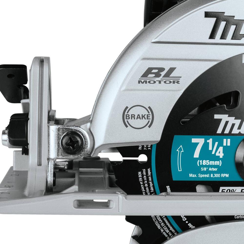 18-Volt X2 LXT Lithium-Ion (36-Volt) Brushless Cordless Rear Handle 7-1/4 in. Circular Saw w/BONUS 5.0Ah Battery 2 Pack - Super Arbor