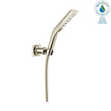 Pivotal 3-Spray 1.8 in. Single Wall Mount Handheld H2Okinetic Shower Head in Matte Black - Super Arbor