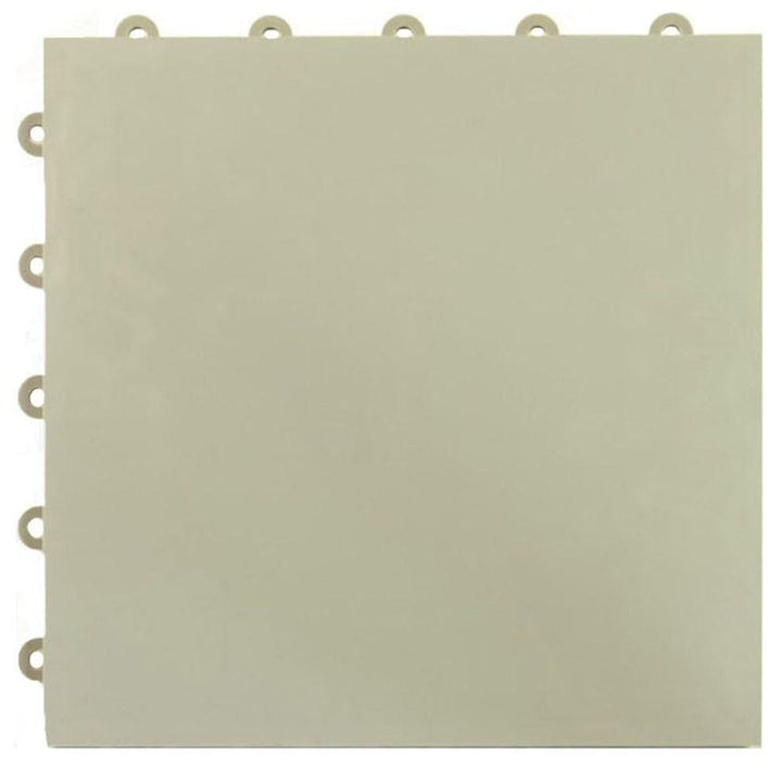 Greatmats Court Floor Flat Top Light Gray 12-1/8 in. x 12-1/8 in. x 5/8 in. Interlocking Modular Floor Tile (Case of 24)