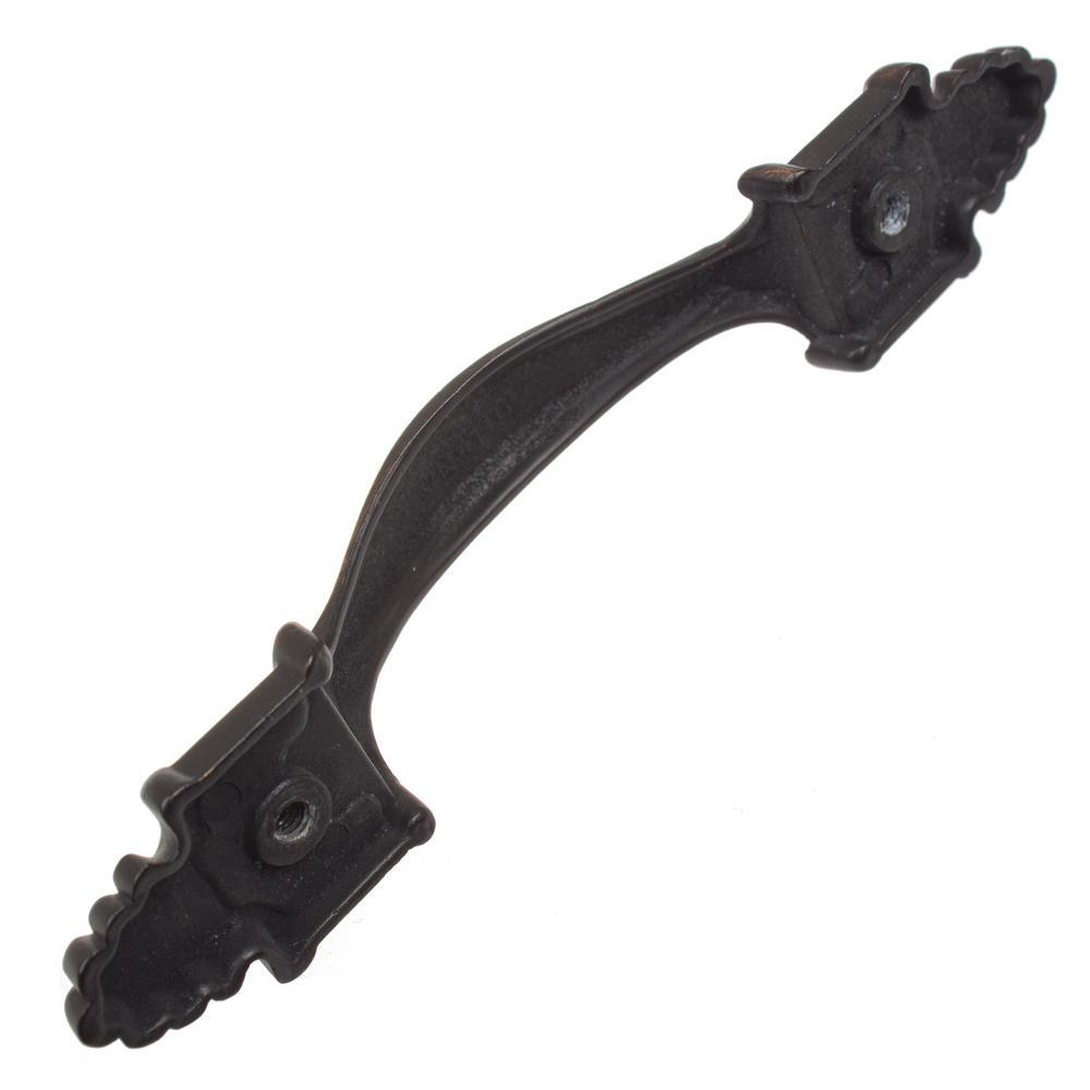 3-1/2 in. Center-to-Center Oil Rubbed Bronze Deco Cabinet Pull (10-Pack) - Super Arbor