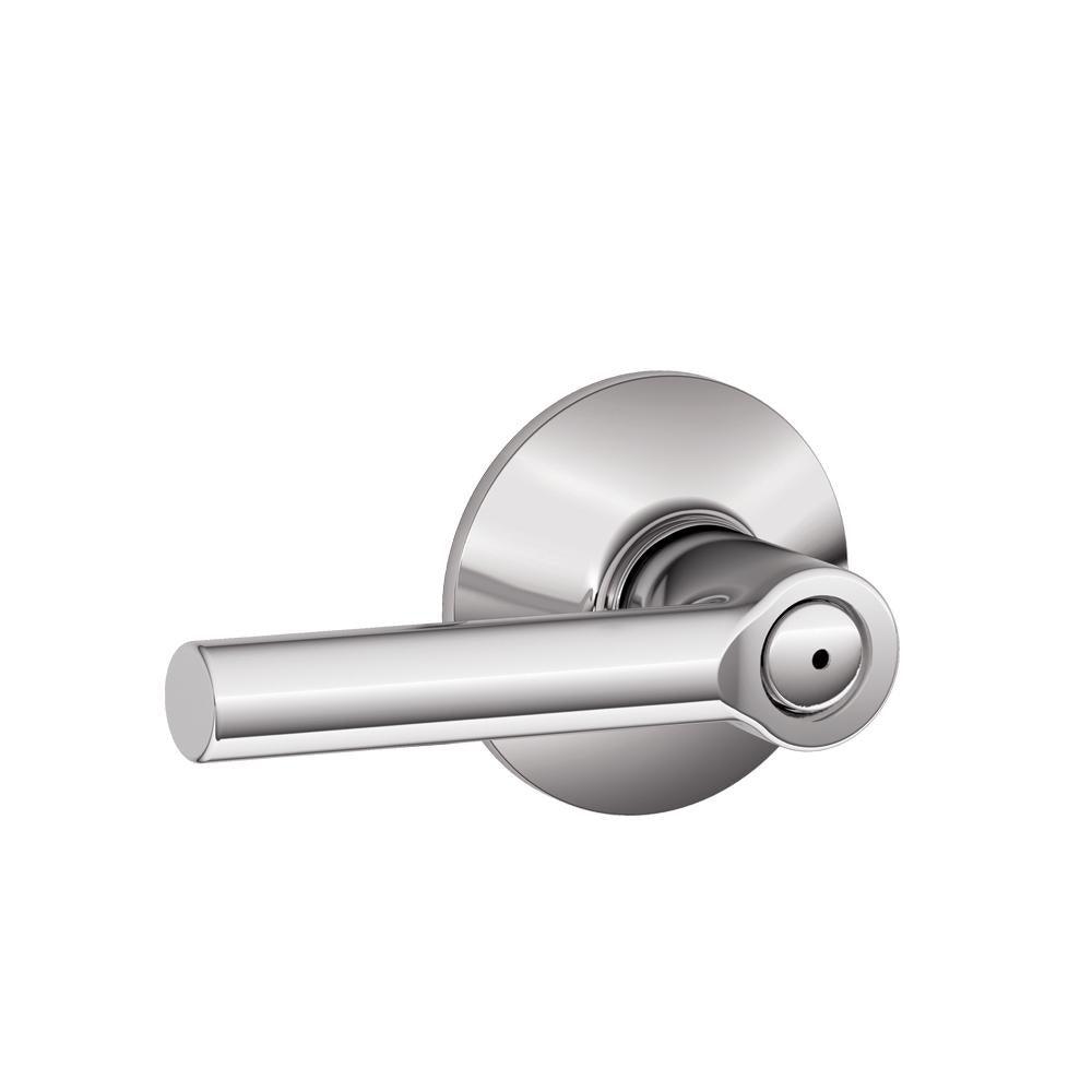 Broadway Satin Nickel Privacy Bed/Bath Door Lever - Super Arbor