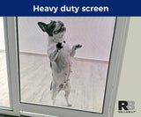 RELIABILT 36-in x 80-in Bronze Aluminum Sliding Patio Screen Door