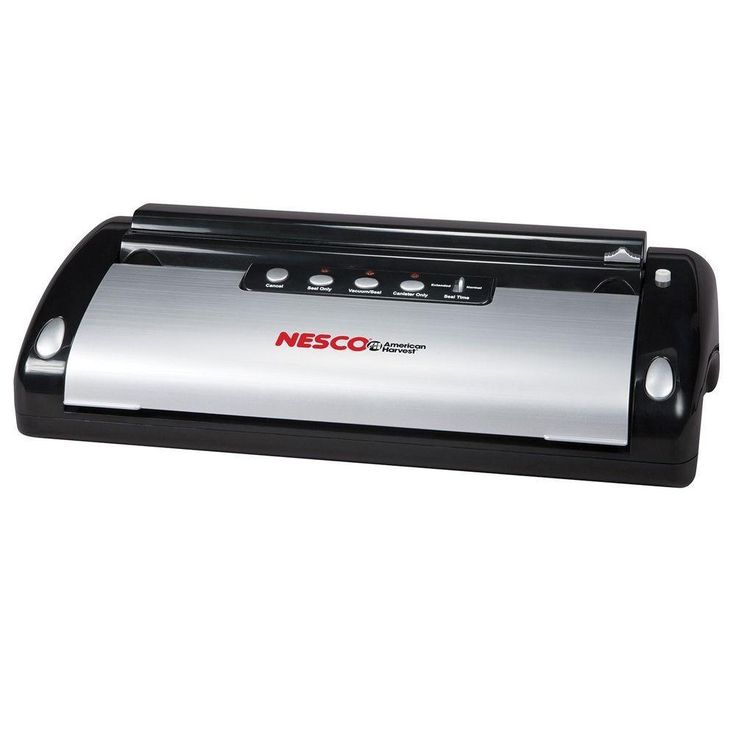 Black Food Vacuum Sealer with Bag Cutter