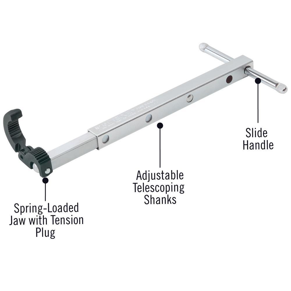 10 in. to 17 in. Model 1019 Telescoping Basin Wrench - Super Arbor