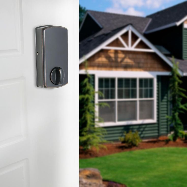 Castle Aged Bronze Single Cylinder Electronic Keypad Deadbolt with Passage Naples Lever Combo Pack