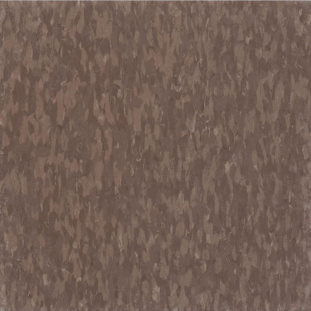 Armstrong Imperial Texture VCT 12 in. x 12 in. Cottage Tan Standard Excelon Commercial Vinyl Tile (45 sq. ft. / case) - Super Arbor