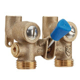 1/2 in. Bronze Sweat x MHT Washing Machine Shutoff Valve