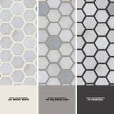 MSI Greecian White Mini Hexagon 12 in. x 12 in. x 10mm Polished Marble Mesh-Mounted Mosaic Tile (10 sq. ft. / case)