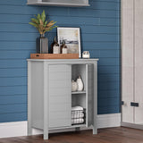 Madison 23.63 in. W 2-Door Floor Cabinet in Gray - Super Arbor