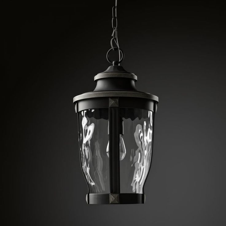 Home Decorators Collection McCarthy 1-Light Bronze Outdoor Chain Hung Lantern