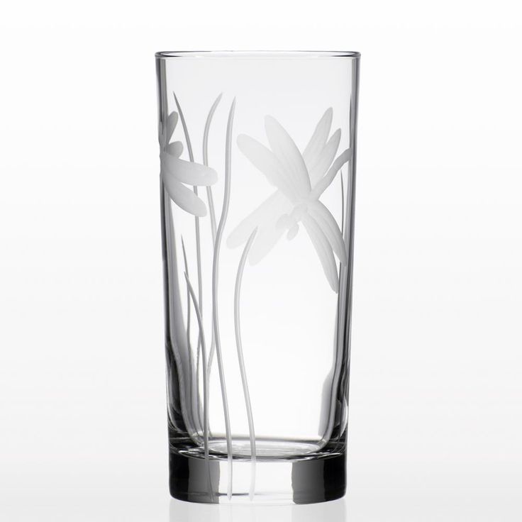 Dragonfly 15 oz. Clear Highball Glass (Set of 4)