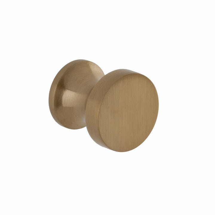 High Desert 1 in. Satin Brass Round Cabinet Knob - Super Arbor