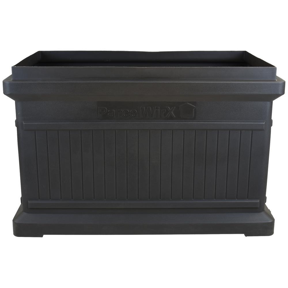 Graphite Standard Horizontal Architectrual ParcelWirx Delivery Drop Box - Super Arbor