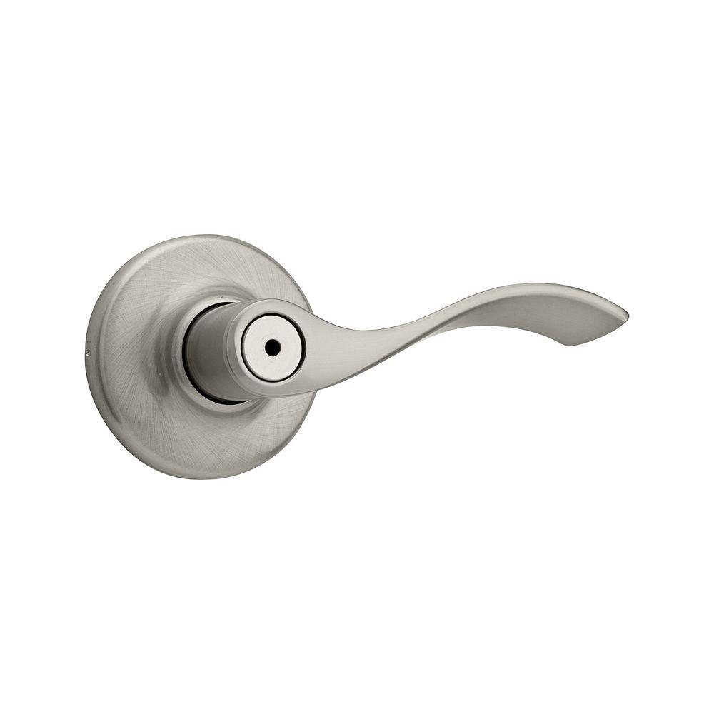 Balboa Satin Nickel Privacy Bed/Bath Door Lever - Super Arbor