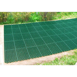 19.7 in. x 19.7 in. x 1.9 in. Green Permeable Plastic Grass Pavers for Parking Lots, Driveways (4 Pieces/11 sq.ft.) - Super Arbor