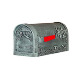 Hummingbird Copper Post Mount Mailbox - Super Arbor