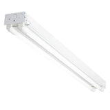 4 ft. 2-Light T8 Industrial LED White Strip Light with 1800 Lumen DLC Flex Tubes 3500K - Super Arbor