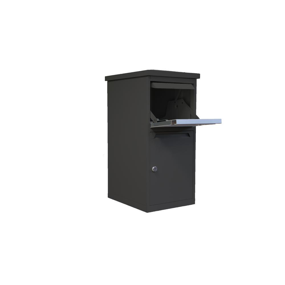 ParcelWirx Graphite Wall/Ground Mount Secure Dropbox - Super Arbor