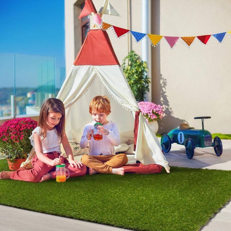 TrafficMaster Soft Touch Turf 5 ft. x 7 ft. Green Artificial Grass Rug