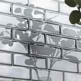 MSI Ice Bevel Subway 11.73 in. x 11.73 in. x 8 mm Glass Blend Mesh-Mounted Mosaic Tile (9.6 sq. ft. /case)