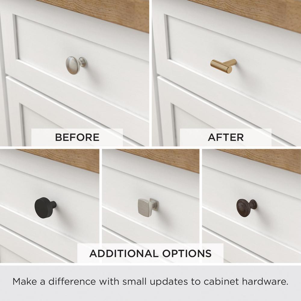 Elegant Base 2-7/8 in. (73 mm) Satin Nickel Elongated Bar Cabinet Knob - Super Arbor
