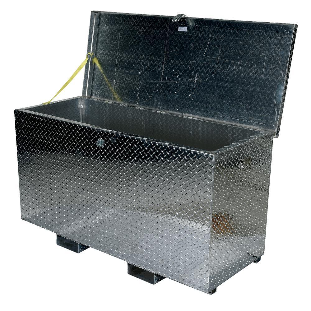 30 in. x 60 in. Aluminum Portable Tool Box with Fork Pockets - Super Arbor