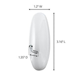 Medium White Wire Hooks Value Pack (7-Hooks) with 12-Adhesive Strips - Super Arbor