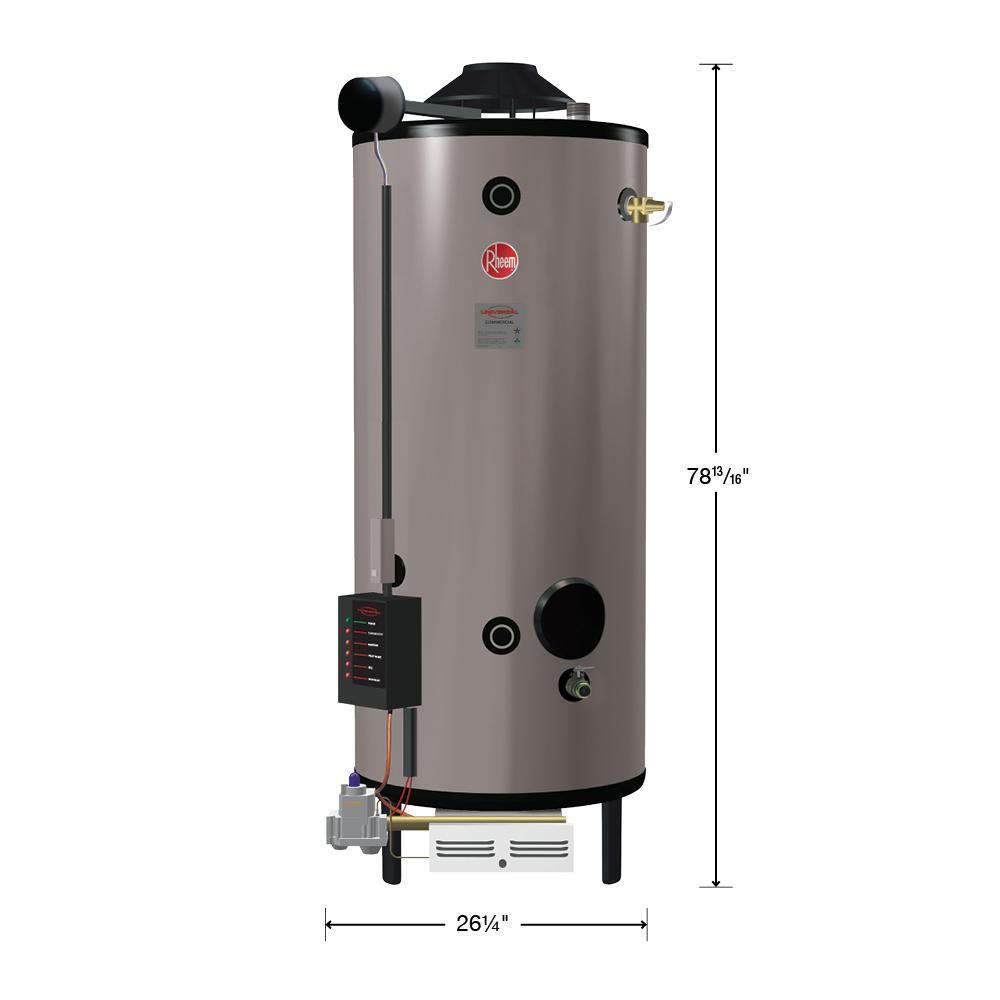 Commercial Universal Heavy Duty 85 Gal. 399.9K BTU Natural Gas Tank Water Heater - Super Arbor
