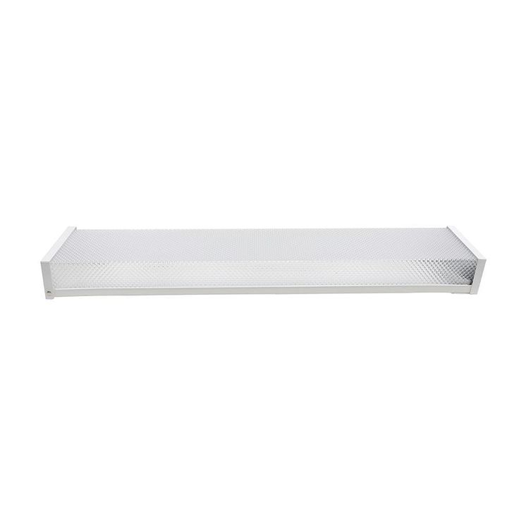 2 ft. 120-Volt 1900 Lumens White integrated LED Wraparound Light with Prismatic Lens