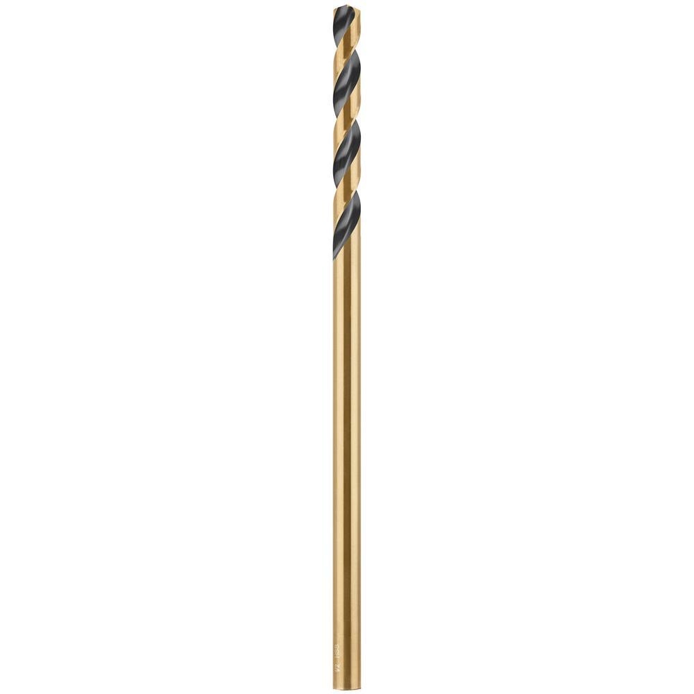 1/4 in. x 12 in. Black and Gold Drill Bit - Super Arbor