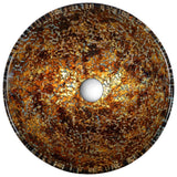 Alto Series Vessel Sink in Molten Gold - Super Arbor
