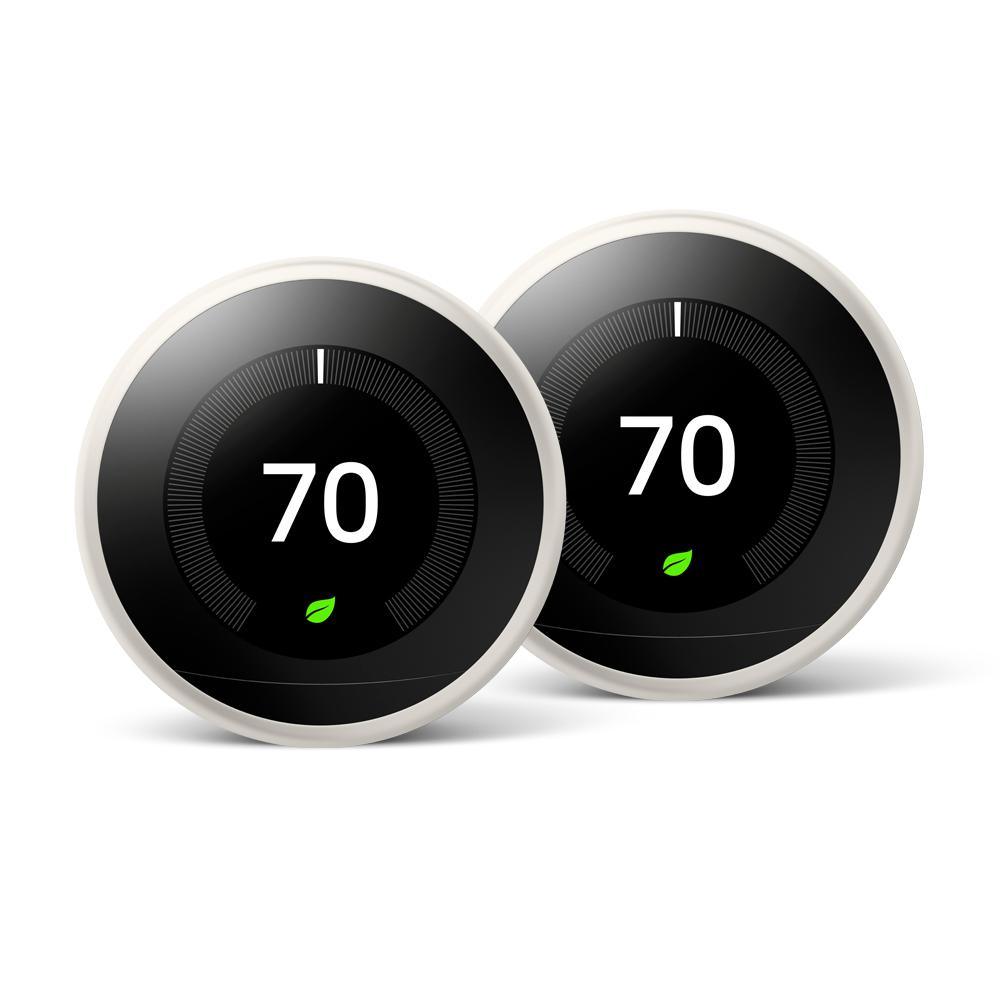 Nest Learning Thermostat 3rd Gen in Stainless Steel - Super Arbor