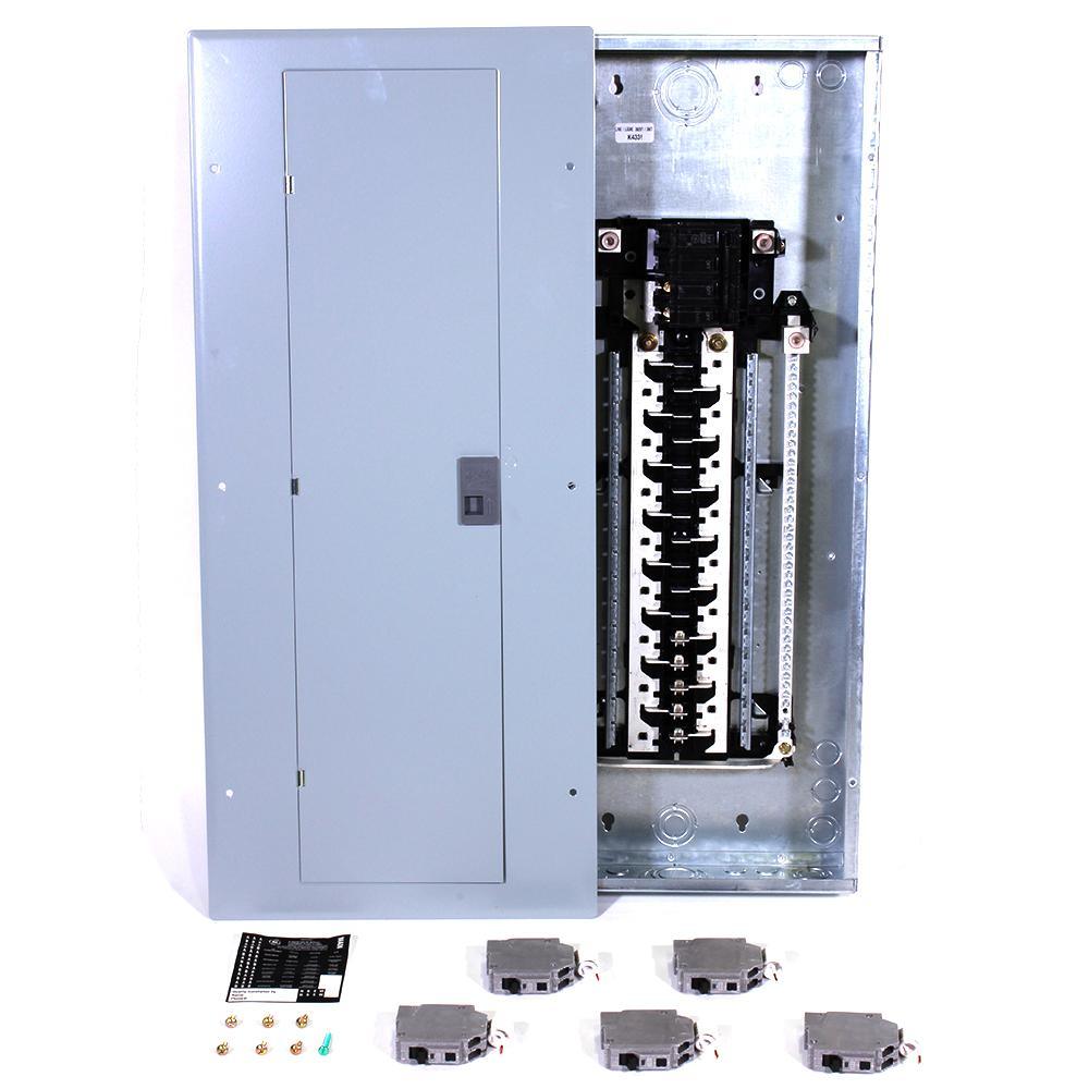 200 Amp 32-Space Main Breaker Indoor Load Center Combination Arc Fault Kit with 20 Amp CAFCI Breakers Included - Super Arbor