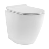St. Tropez Elongated Toilet Bowl Only in Glossy White - Super Arbor