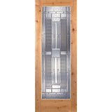 30 in. x 80 in. 1 Lite Preston Zinc Smooth Primed MDF Interior Door Slab - Super Arbor