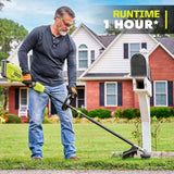 RYOBI 40-Volt X Lithium-Ion Cordless Battery Attachment Capable String Trimmer (Tool Only)