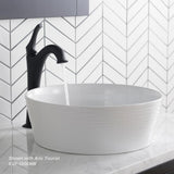 Viva 15-3/4 in. Round Porcelain Ceramic Vessel Sink in White - Super Arbor
